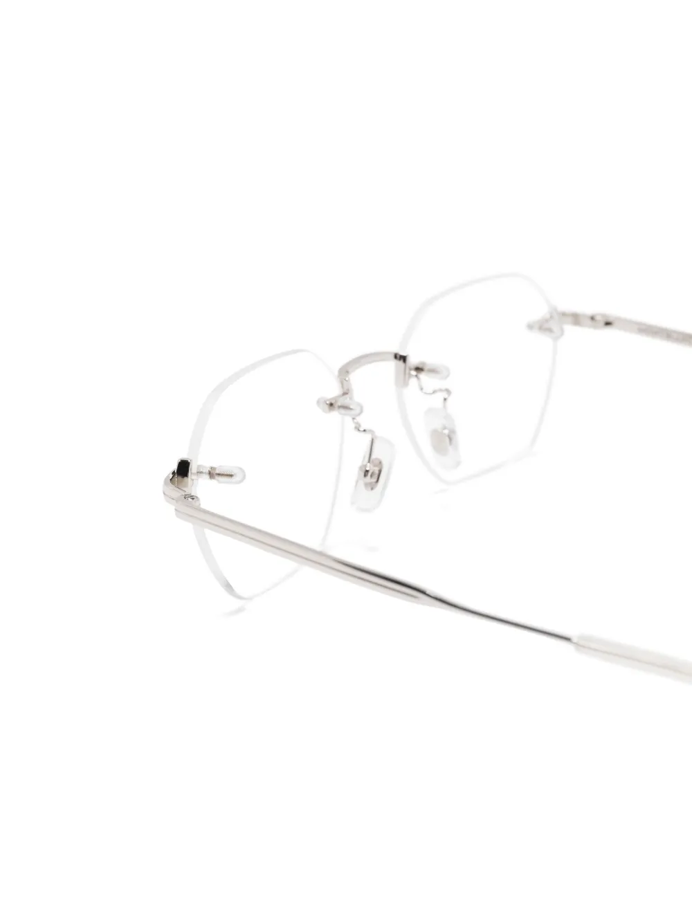 Montblanc Bril met rond montuur Zilver
