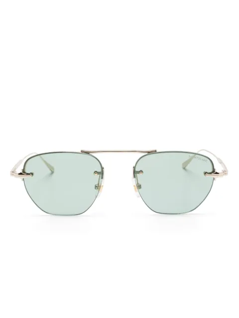 Montblanc geometric-frame sunglasses
