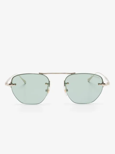 Montblanc geometric-frame sunglasses
