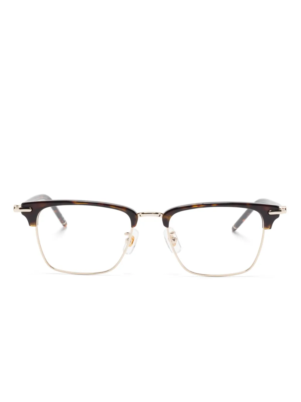 Montblanc square-frame glasses | Brown | Image 1