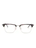 Montblanc square-frame glasses - Brown