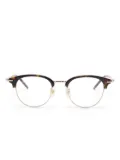 Montblanc round-frame glasses - Brown