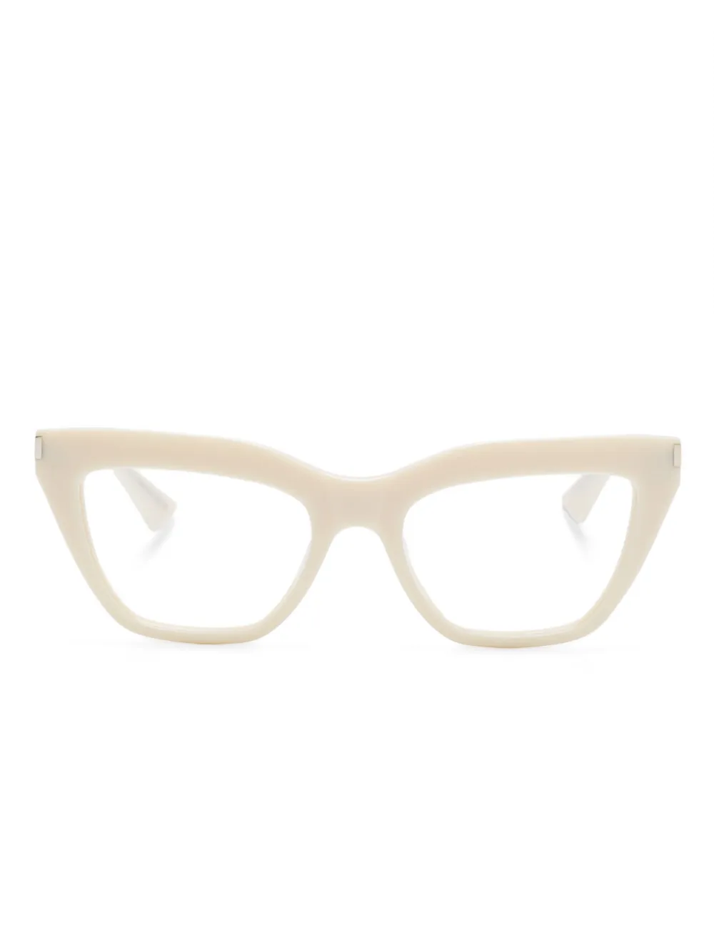 Saint Laurent Eyewear cat-eye frame glasses | White | Image 1