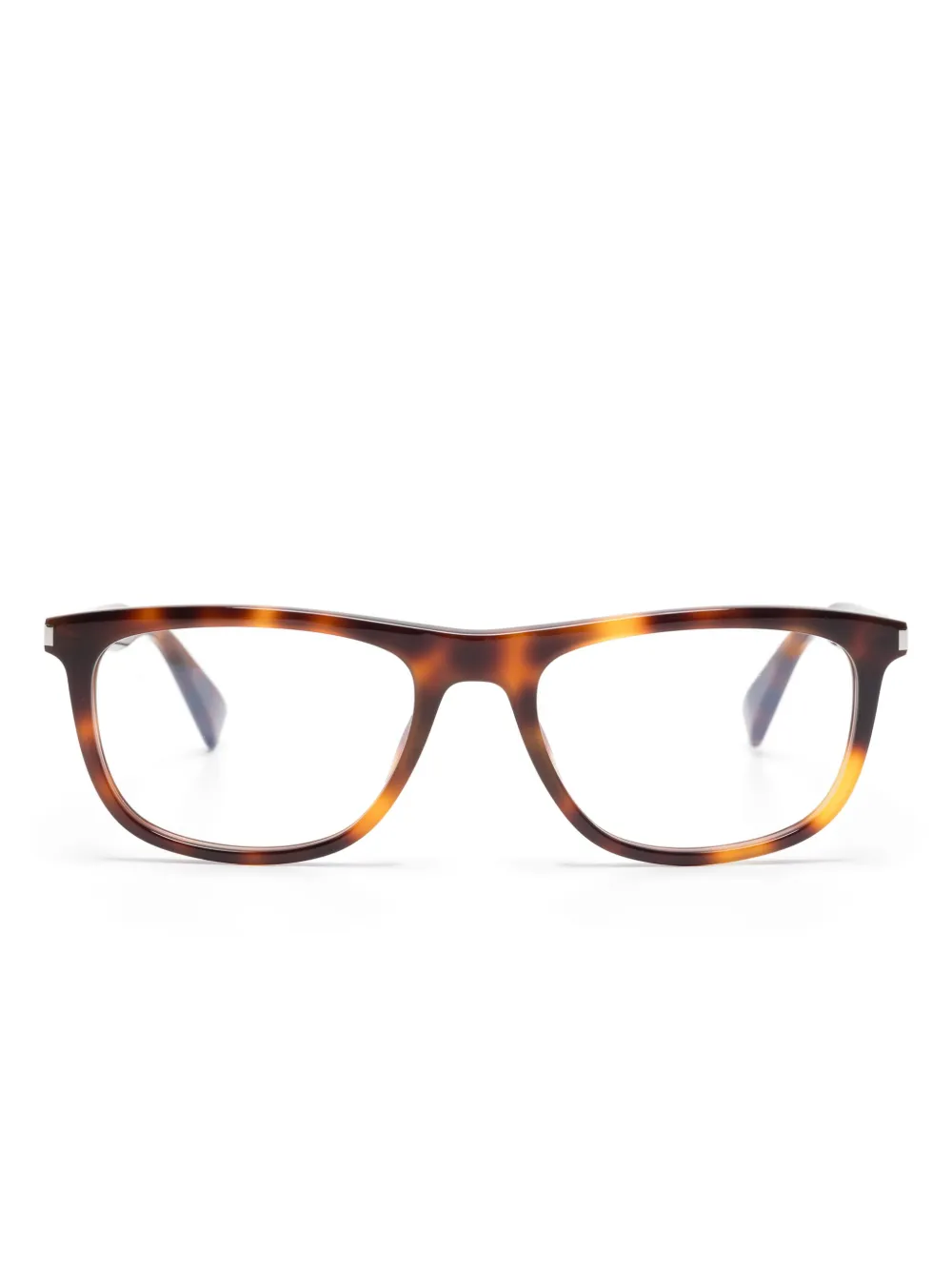 Saint Laurent Eyewear square-frame glasses | Brown | Image 1