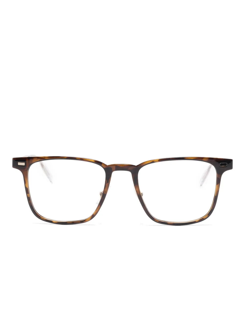 Montblanc Bril met vierkant montuur Bruin
