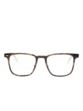 Montblanc square-frame glasses - Brown