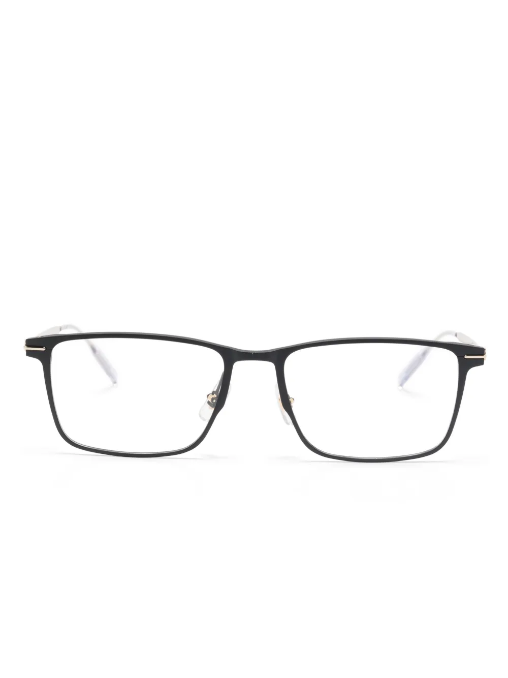 Montblanc rectangle-frame glasses | Grey | Image 1