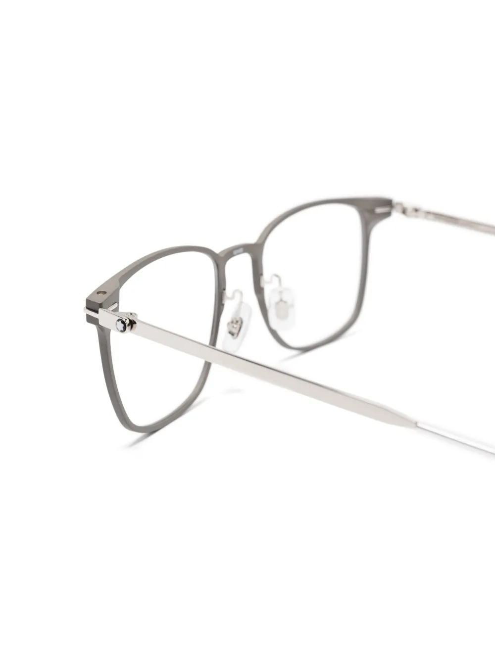 Montblanc Bril met vierkant montuur Grijs