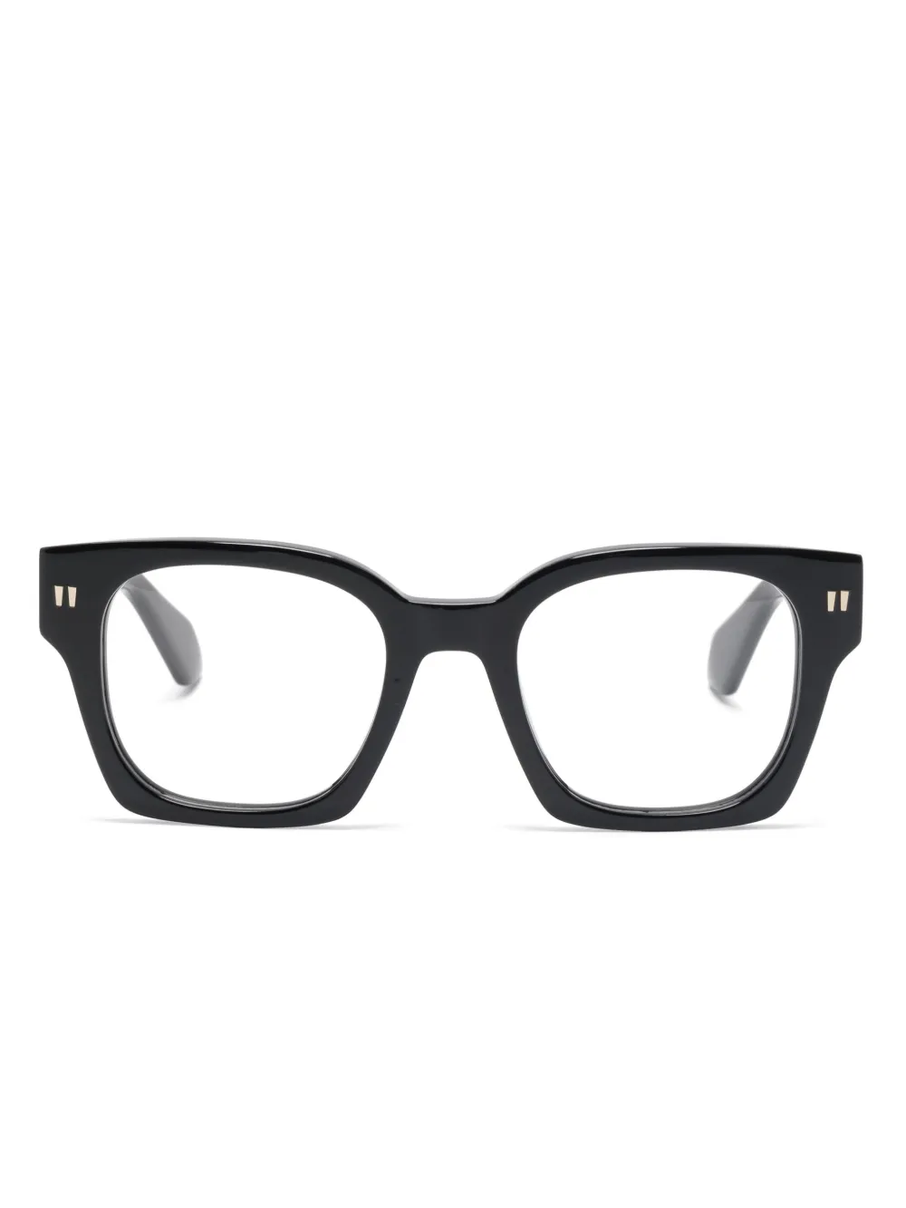 Off-White Eyewear Bril met logoprint Zwart