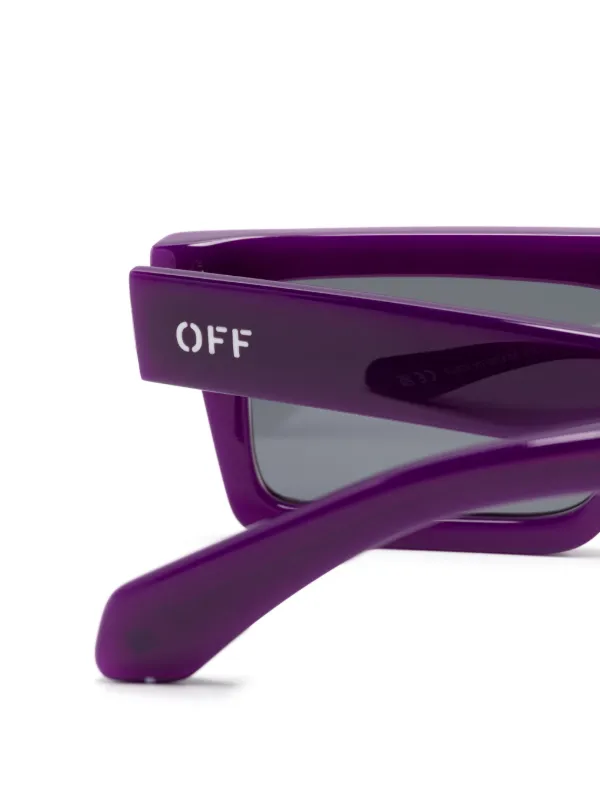 Off-White Eyewear Chandler サングラス | パープル | FARFETCH JP