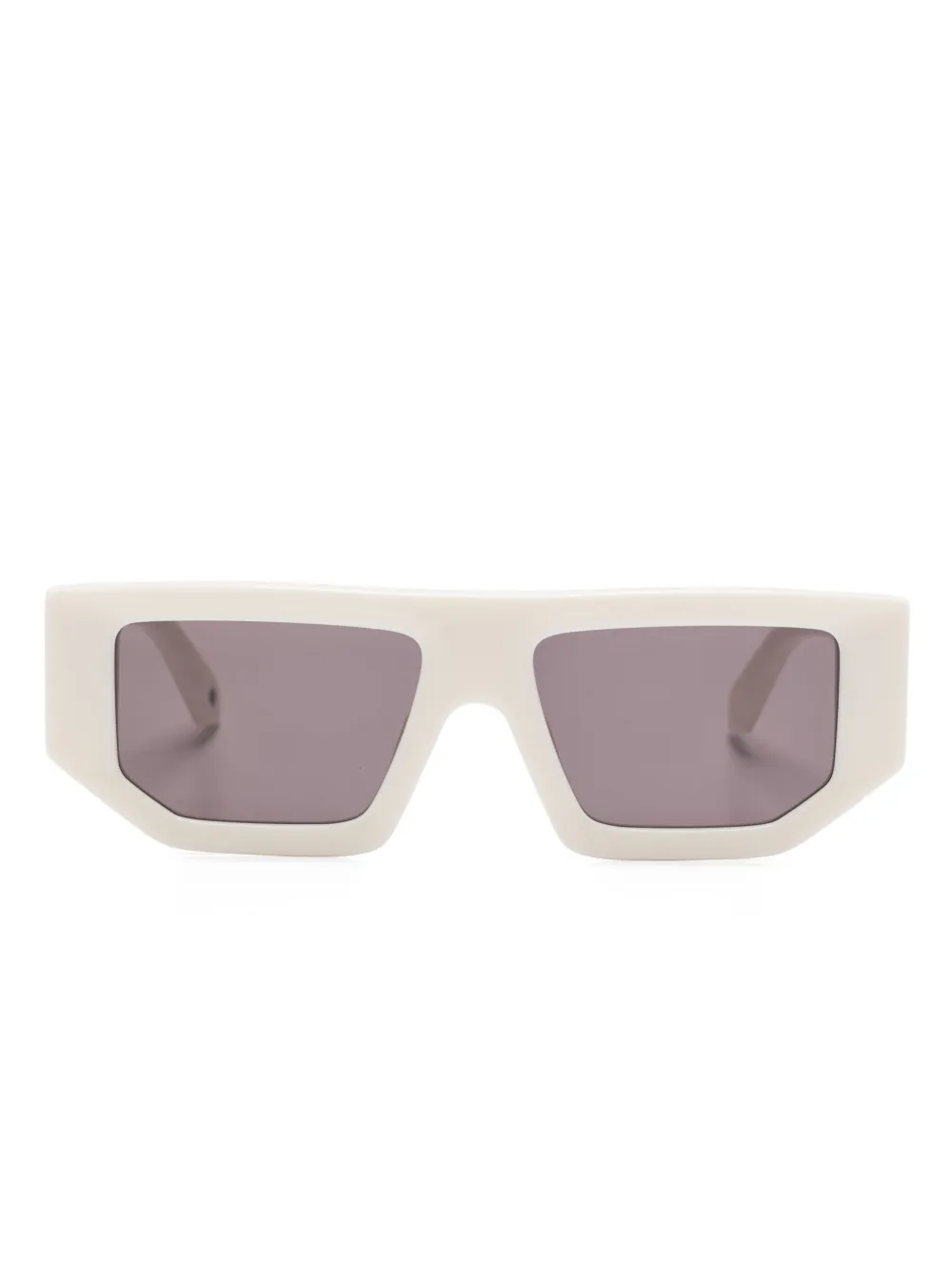 Off-White Eyewear ロゴプレート サングラス - ホワイト Off-White Eyewear ロゴプレート サングラス - ホワイト