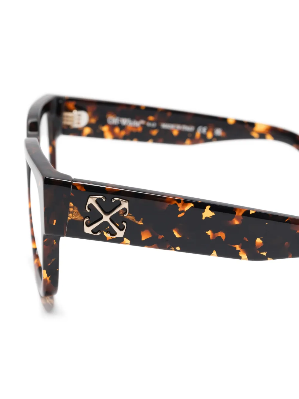 Off-White Eyewear Style 8C bril Bruin
