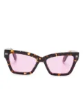 Off-White Eyewear cat-eye sunglasses - Brown