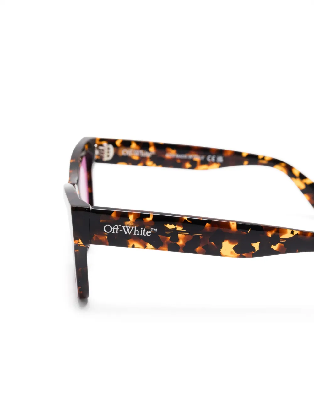Off-White Eyewear Zonnebril met cat-eye montuur Bruin