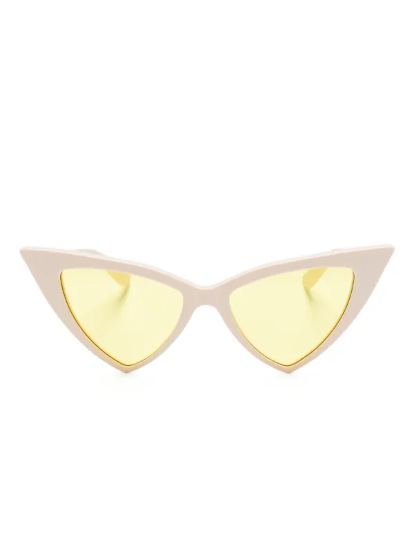 Alexander McQueen キャットアイ サングラス Alexander McQueen Eyewear キャットアイ サングラス | ブラック