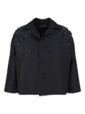 Fabiana Filippi sequin-embellished oversized jacket - Black