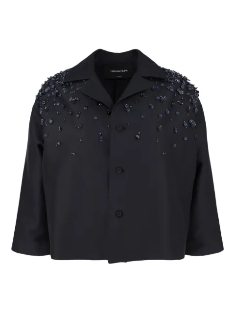 Fabiana Filippi sequin-embellished oversized jacket