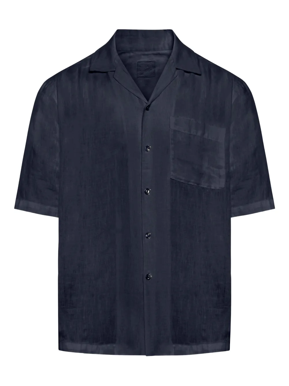 120% Lino camisa de lino | azul | Image 1
