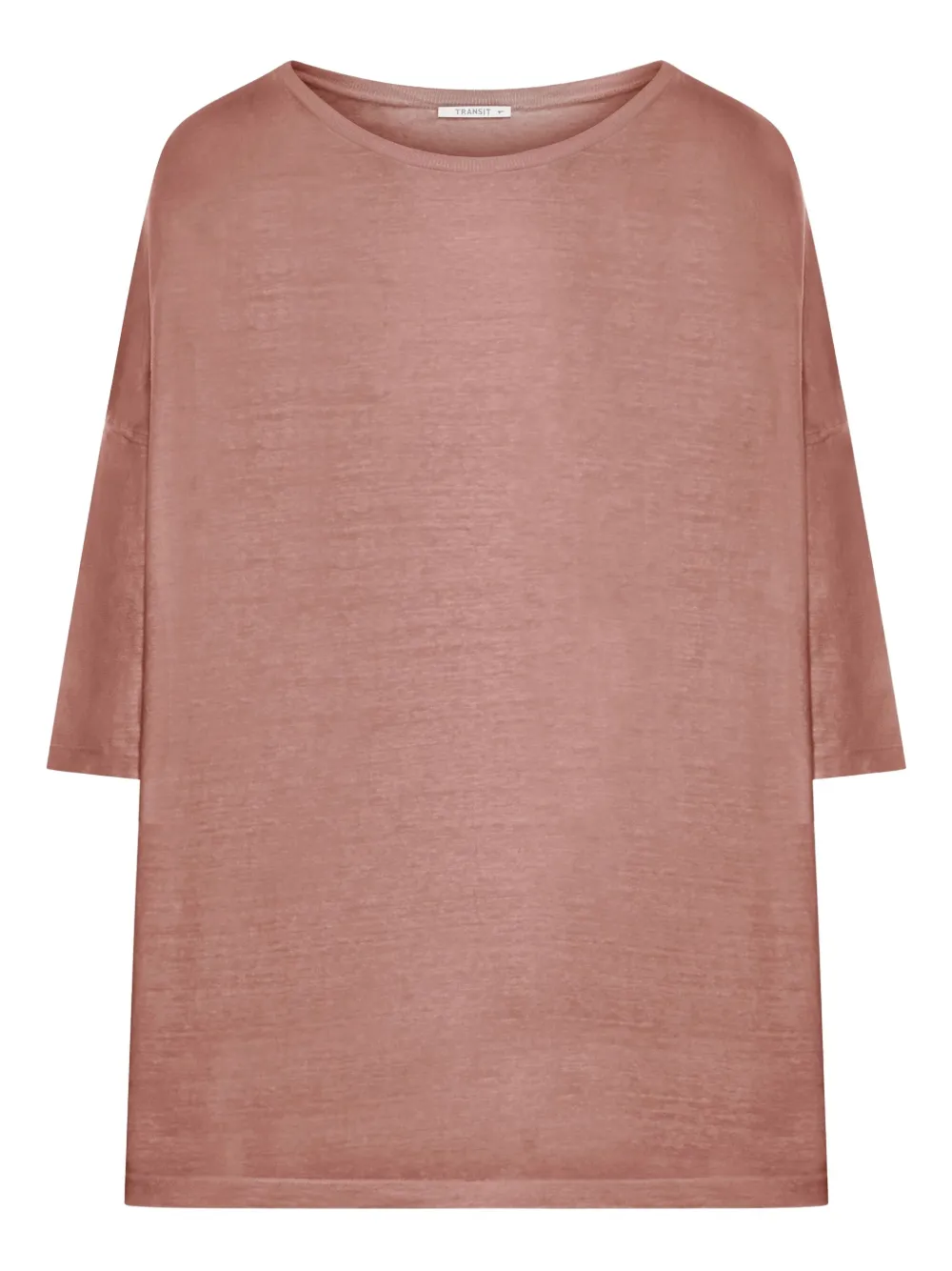 Transit Jersey oversized T-shirt Roze