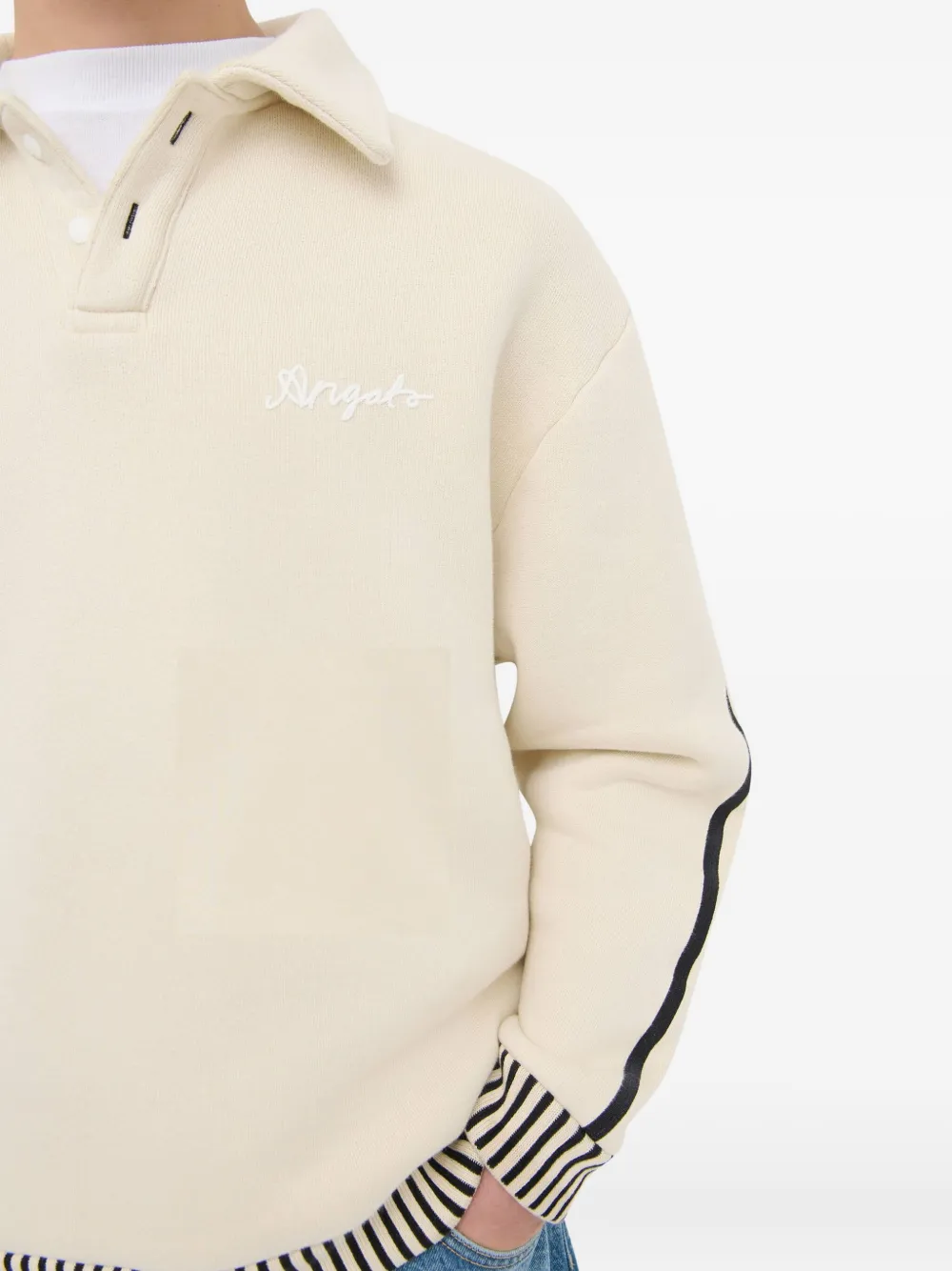 Axel Arigato Route poloshirt Beige