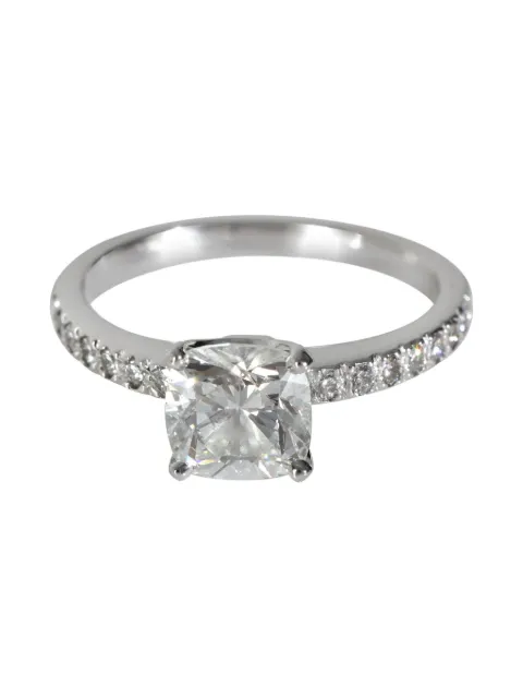 Tiffany & Co. Pre-Owned Ring aus Platin mit Diamanten