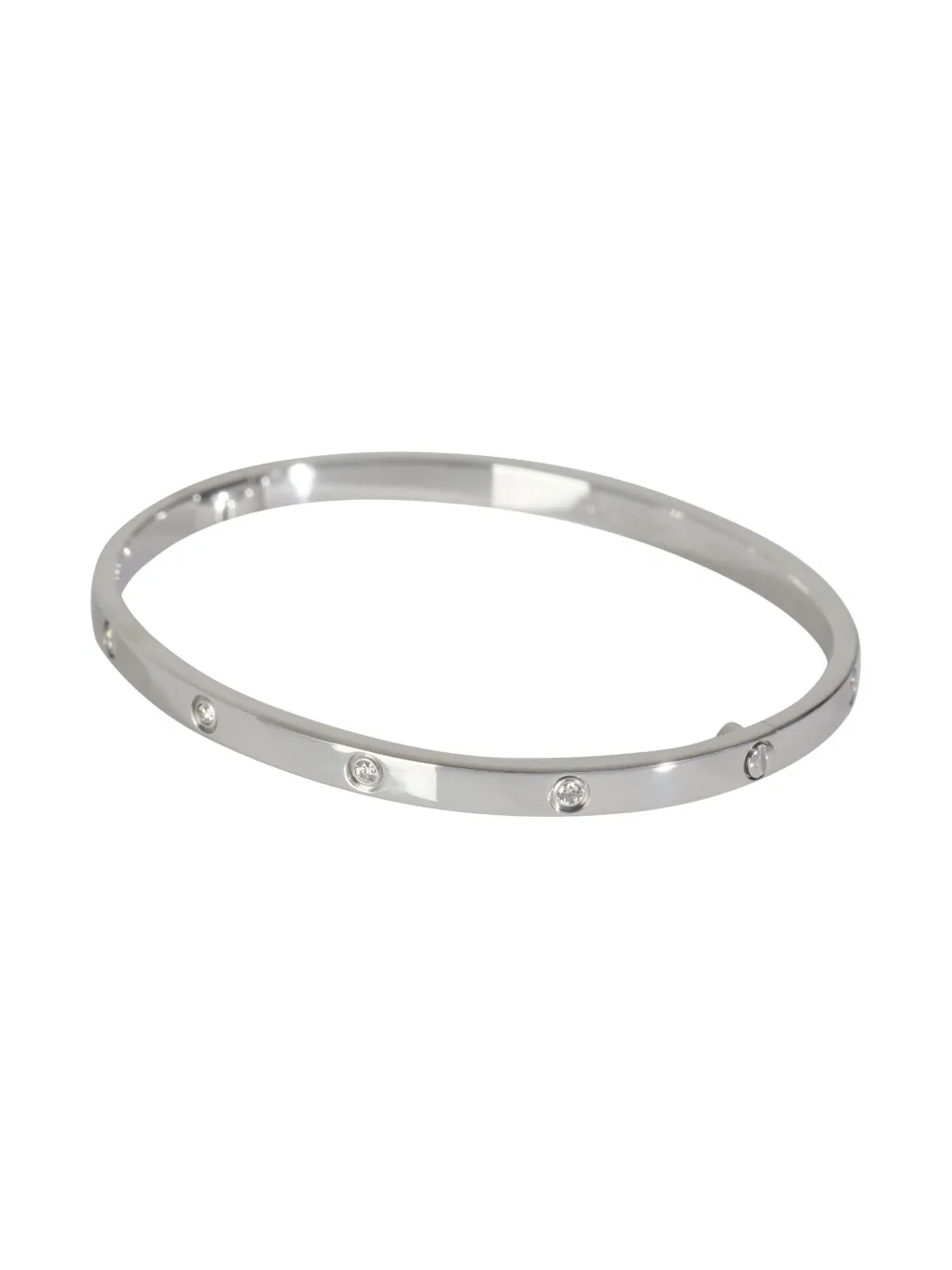 Cartier 18K white gold Love diamond bangle | Women | Image 2