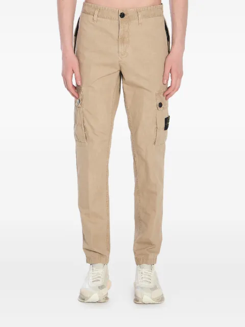Stone Island logo cargo trousers 