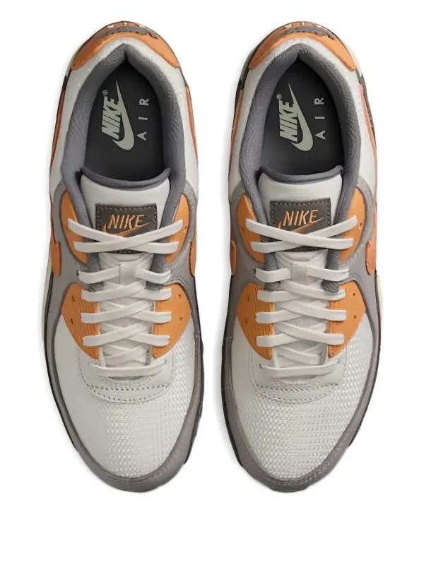 nike air max 90 grey and bronze trainers