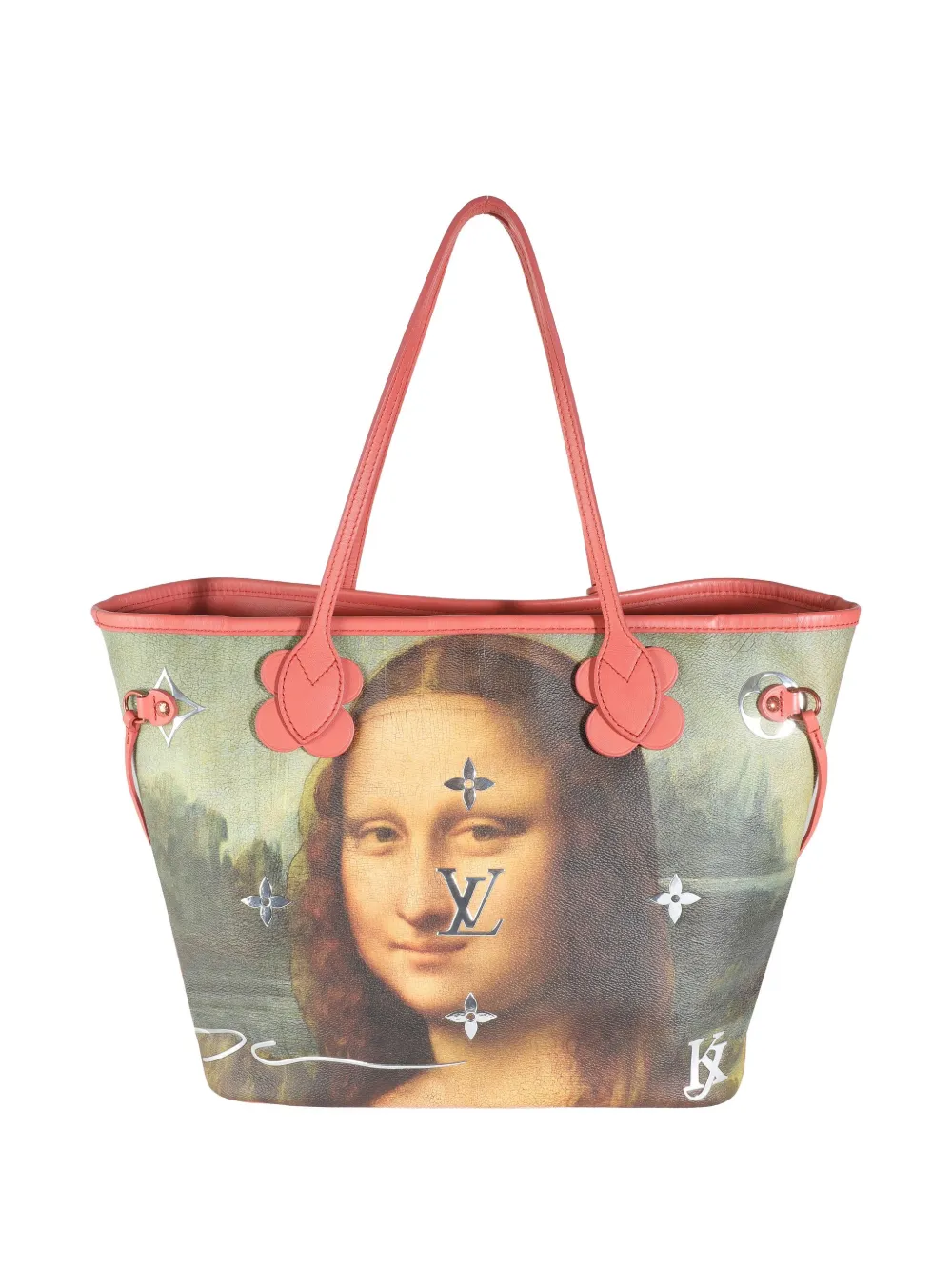 Louis Vuitton Pre-Owned Neverfull Jeff Koons Da Vinci MM tote bag | Pre-Owned | Image 2