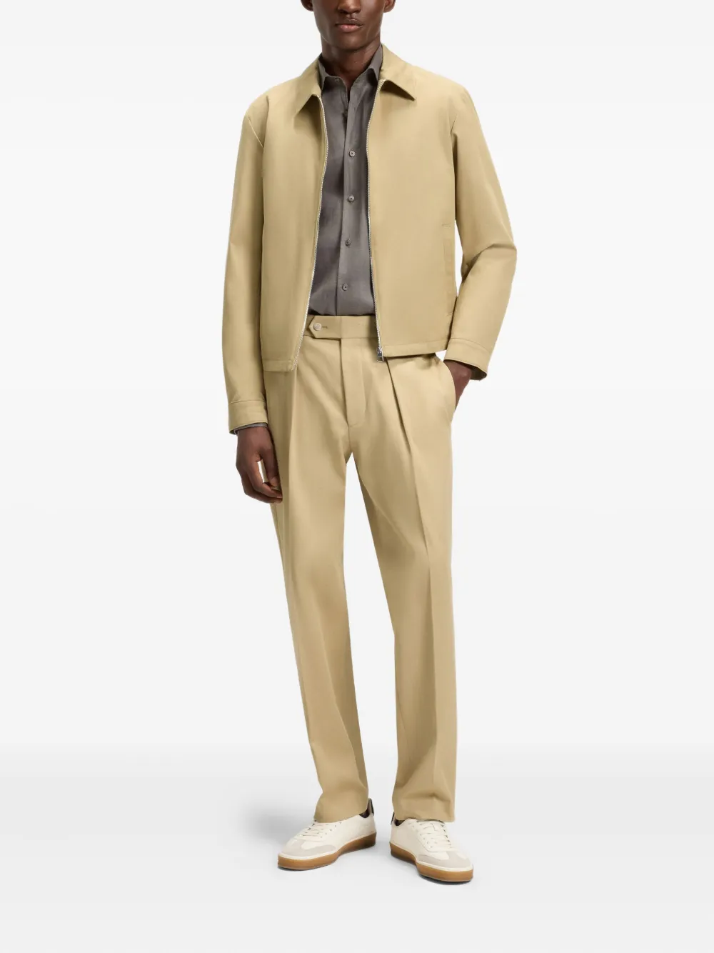 BOSS x David Beckham pantalon - Beige