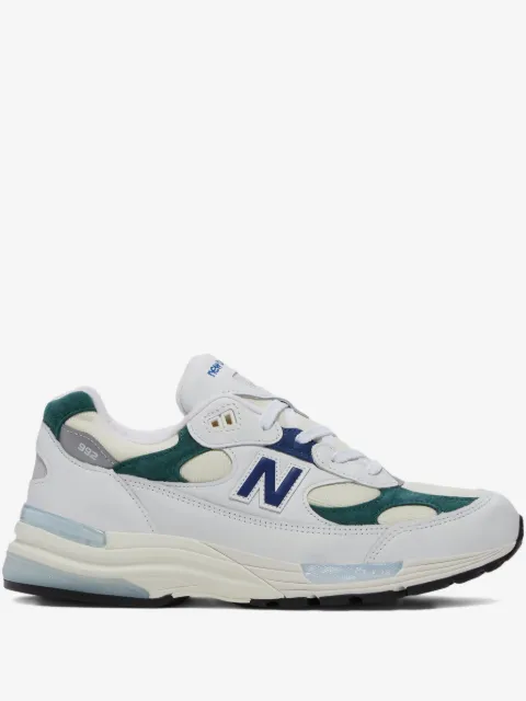 New Balance baskets 992 'Made in USA - White Marsh Green'