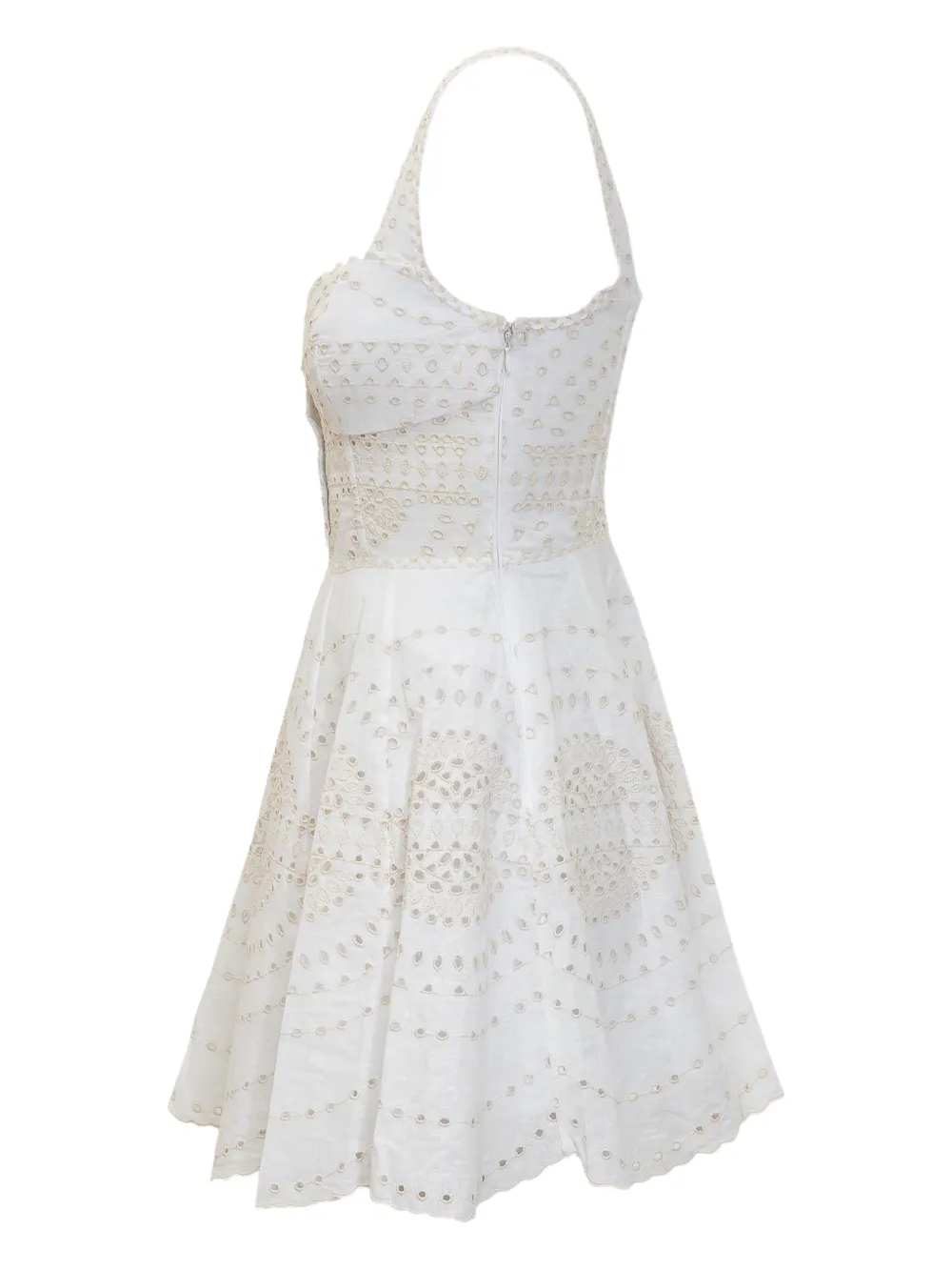 Charo Ruiz Ibiza Winnie mini-jurk Wit