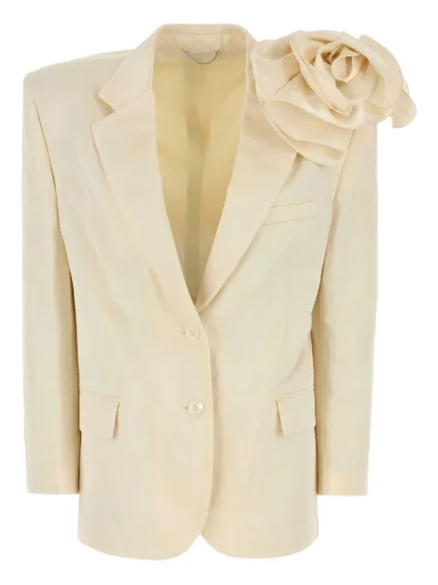 Magda Butrym floral-detail structured blazer