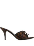 Balenciaga 80mm leopard-print mules - Brown