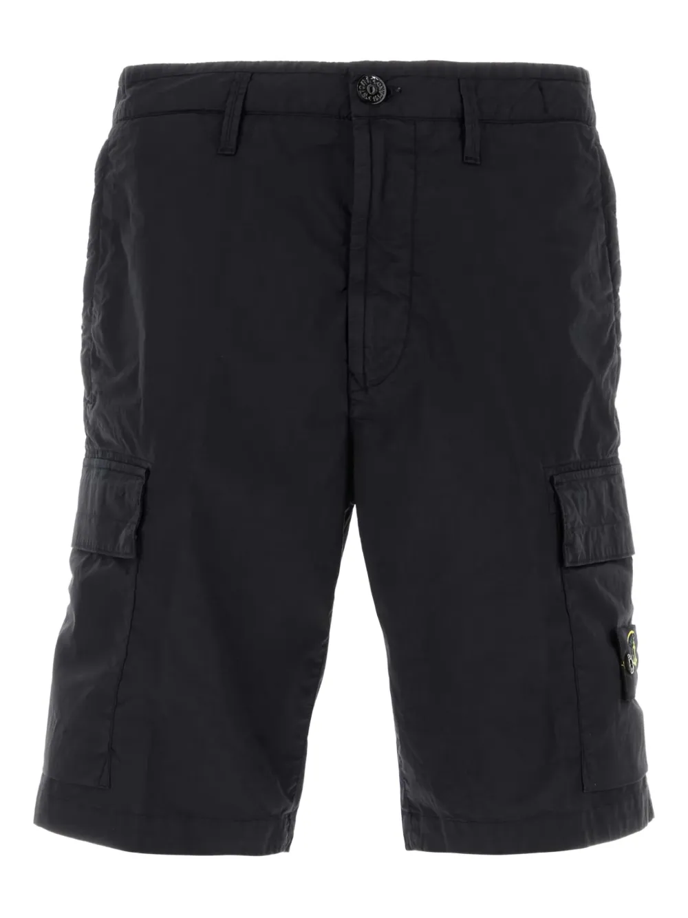 Stone Island bermuda en coton stretch | noir | Image 1