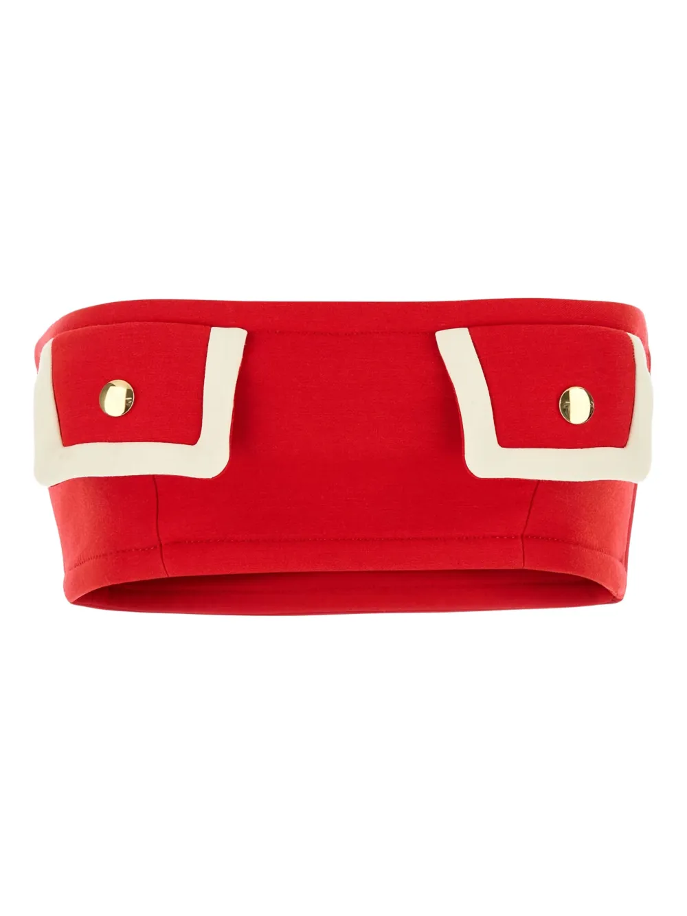 Prada Wollen cropped top Rood