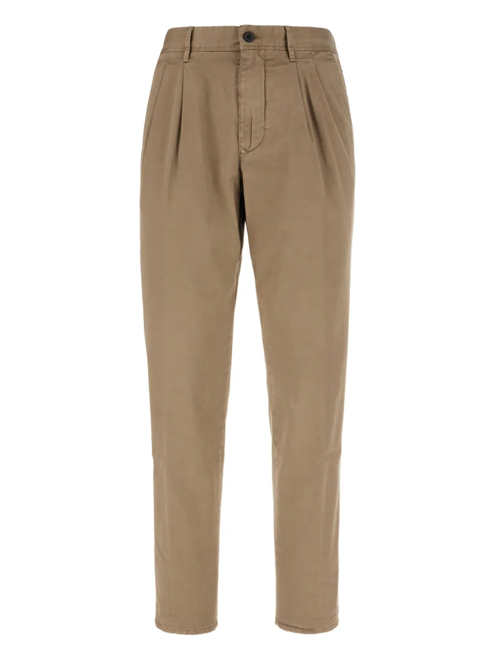pleated-front trousers
