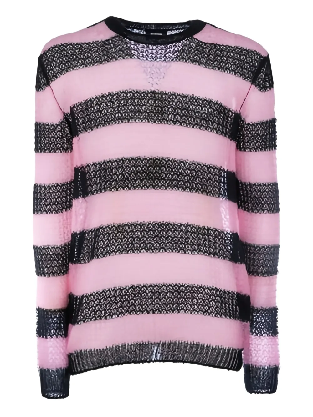 We11done striped mohair sweater | Pink | Image 1