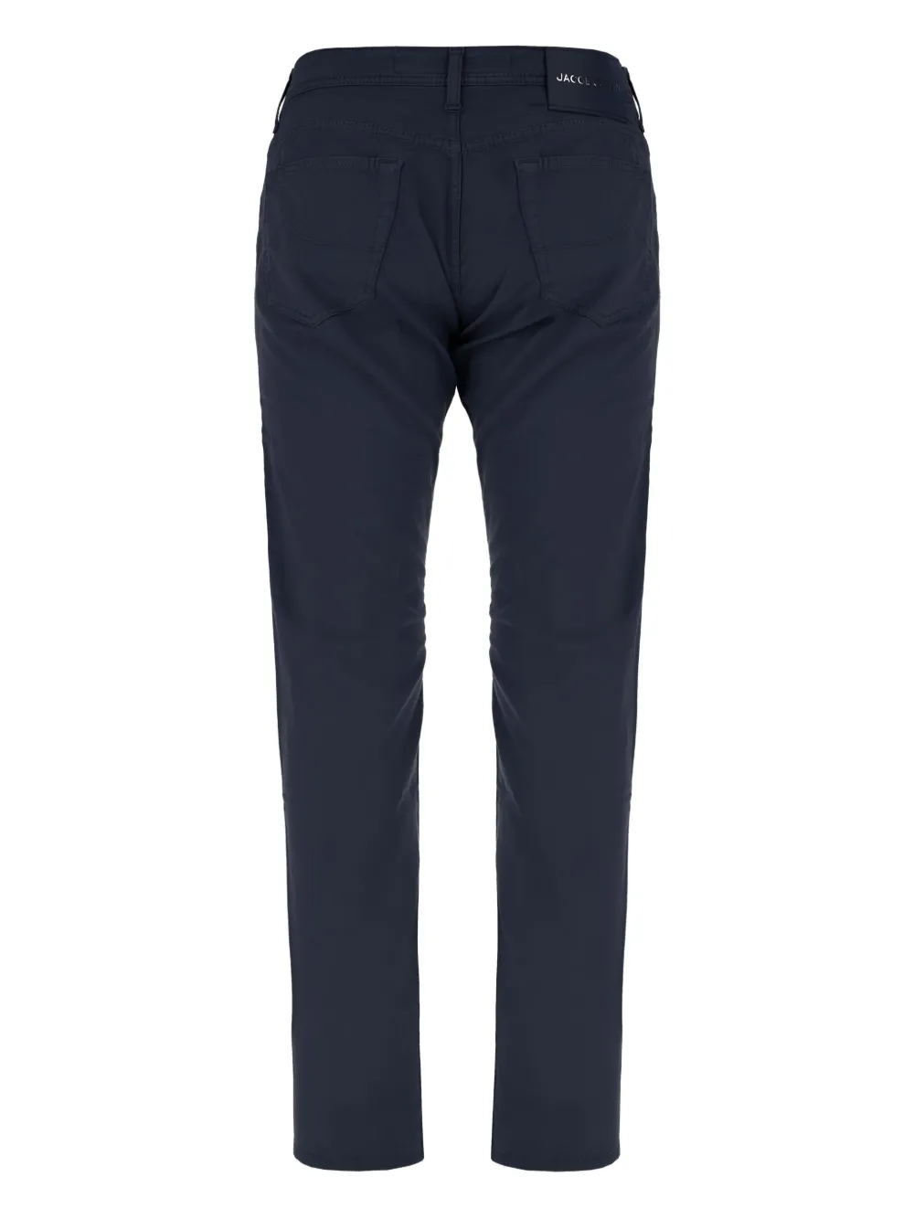 Jacob Cohën embroidered-pocket trousers - Blauw
