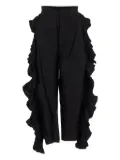 Uma Wang ruffled trousers - Black