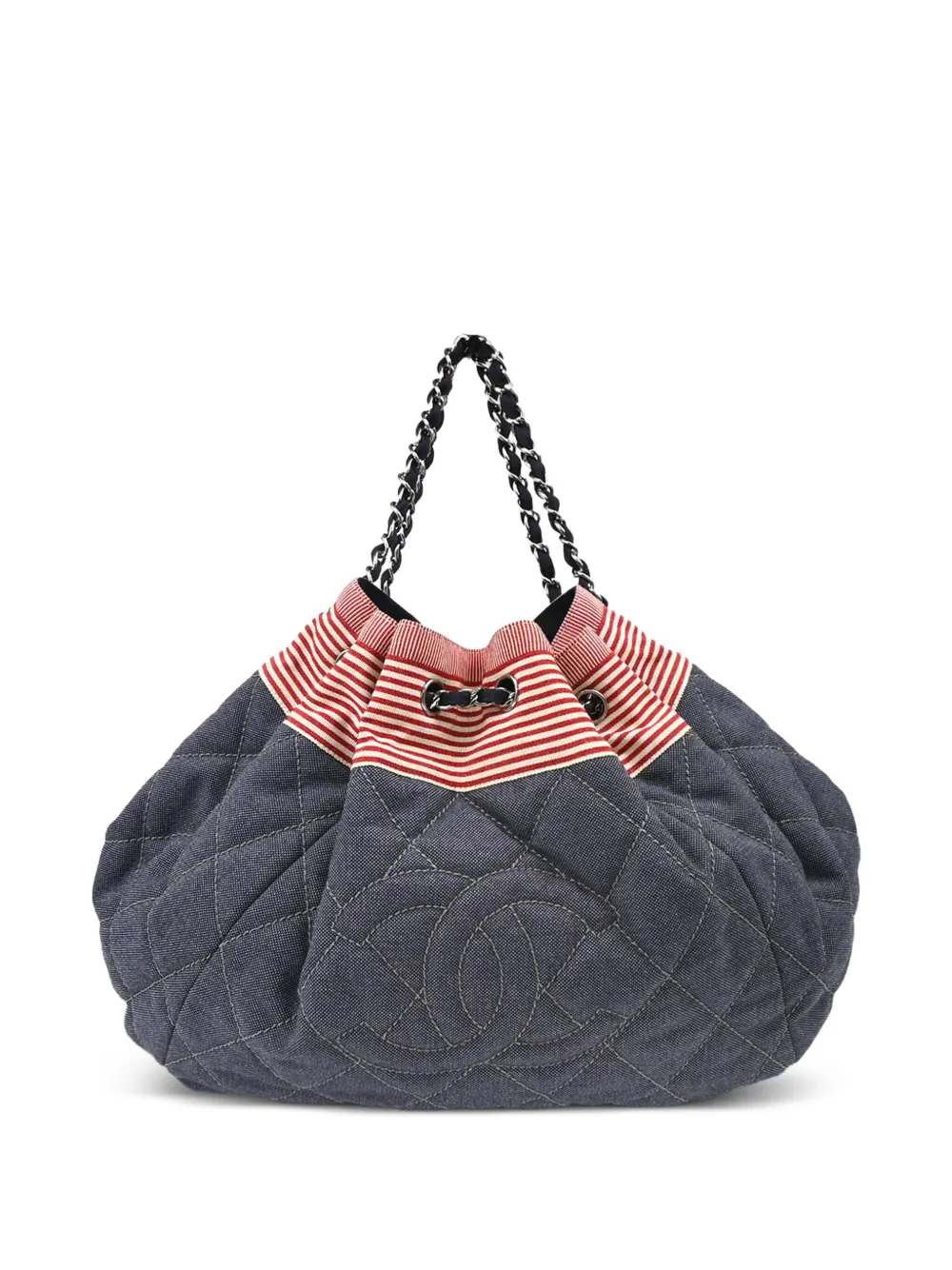 CHANEL Pre-Owned 2009 Coco Cabas GM tote bag - ブルー CHANEL Pre-Owned 2009 Coco Cabas GM tote bag - ブルー