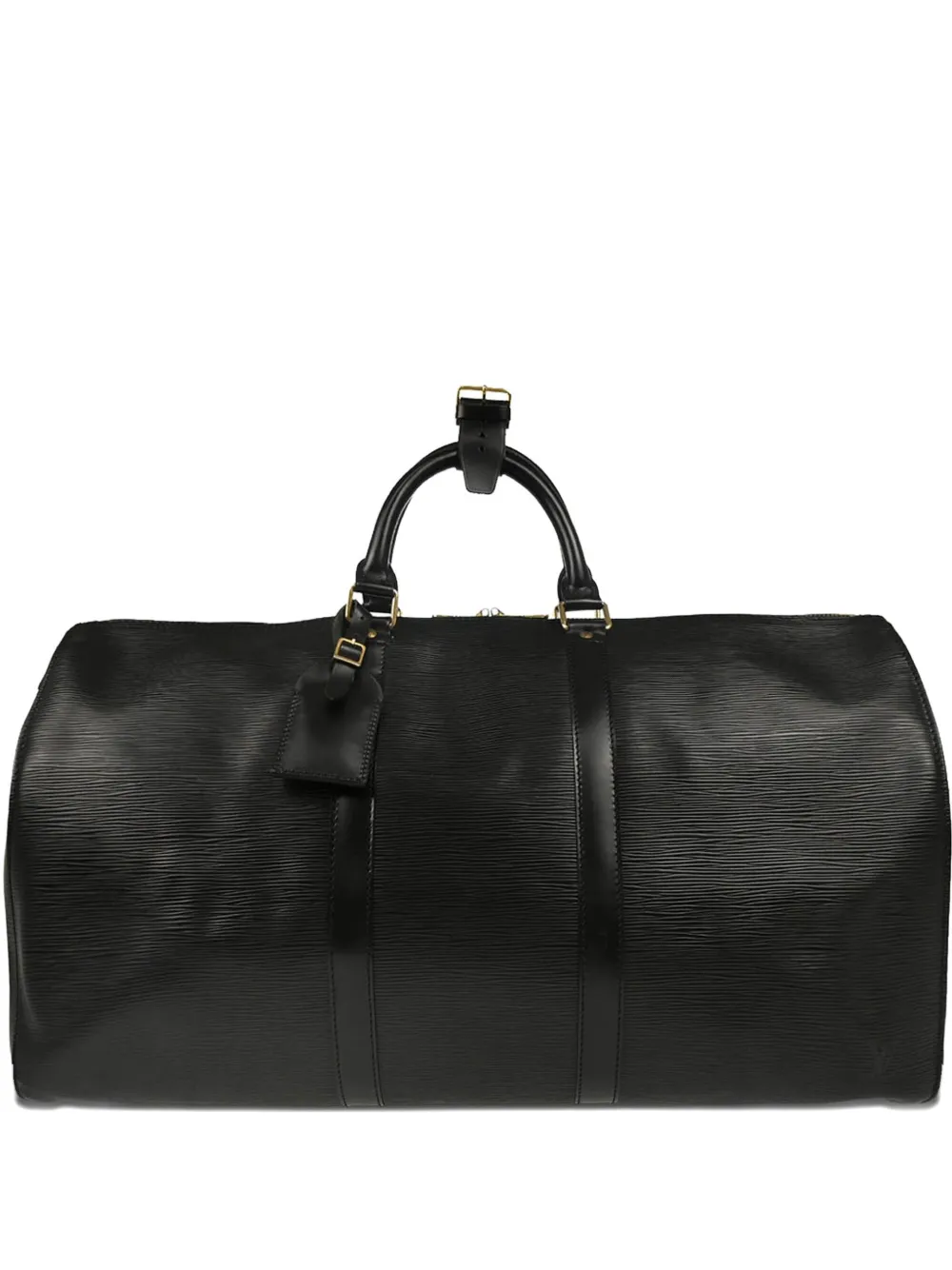 Louis Vuitton Pre-Owned 1993 エピ キーポル 50 ボストンバッグ - ブラック Louis Vuitton Pre-Owned 1993 エピ キーポル 50 ボストンバッグ - ブラック