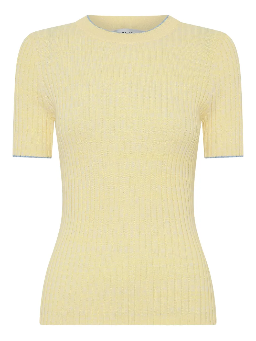 Bebe ribbed-knit top
