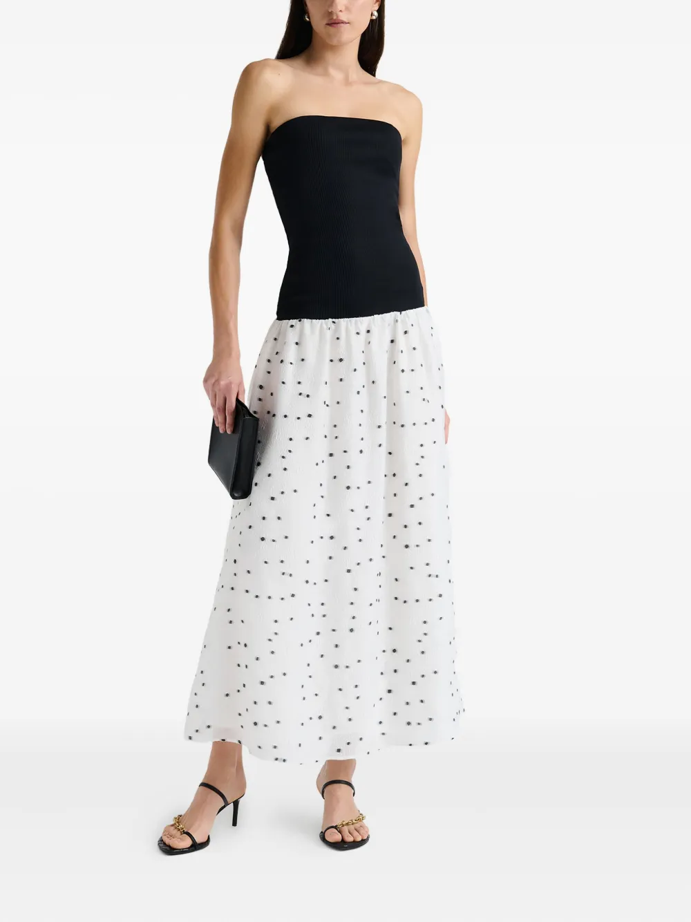 Anna Quan Amyra maxi-jurk - Zwart
