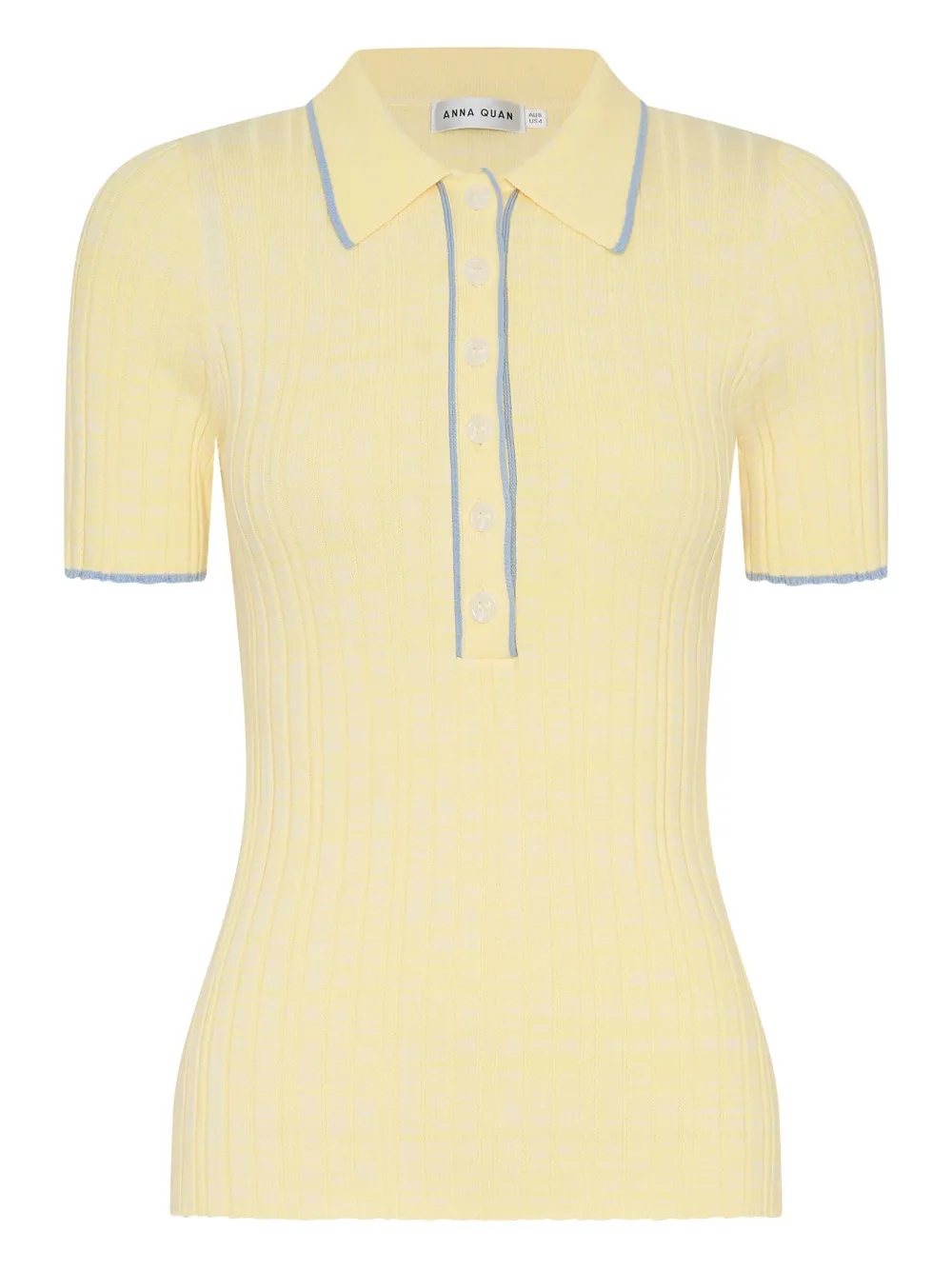 knitted polo top