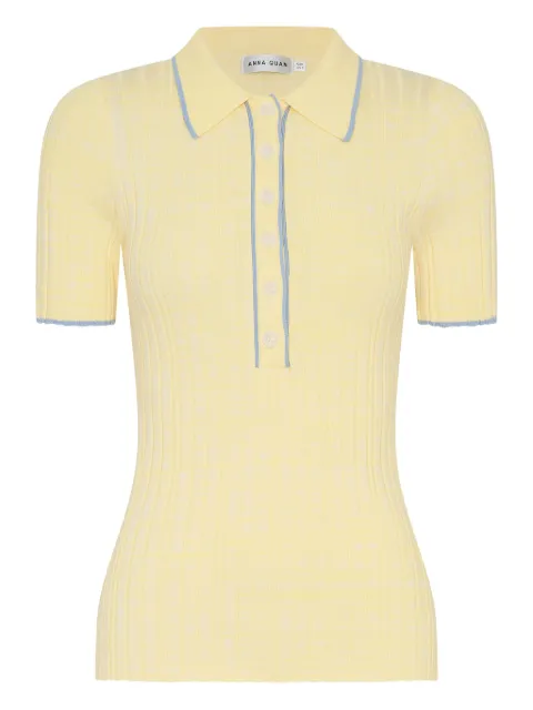 Anna Quan knitted polo top