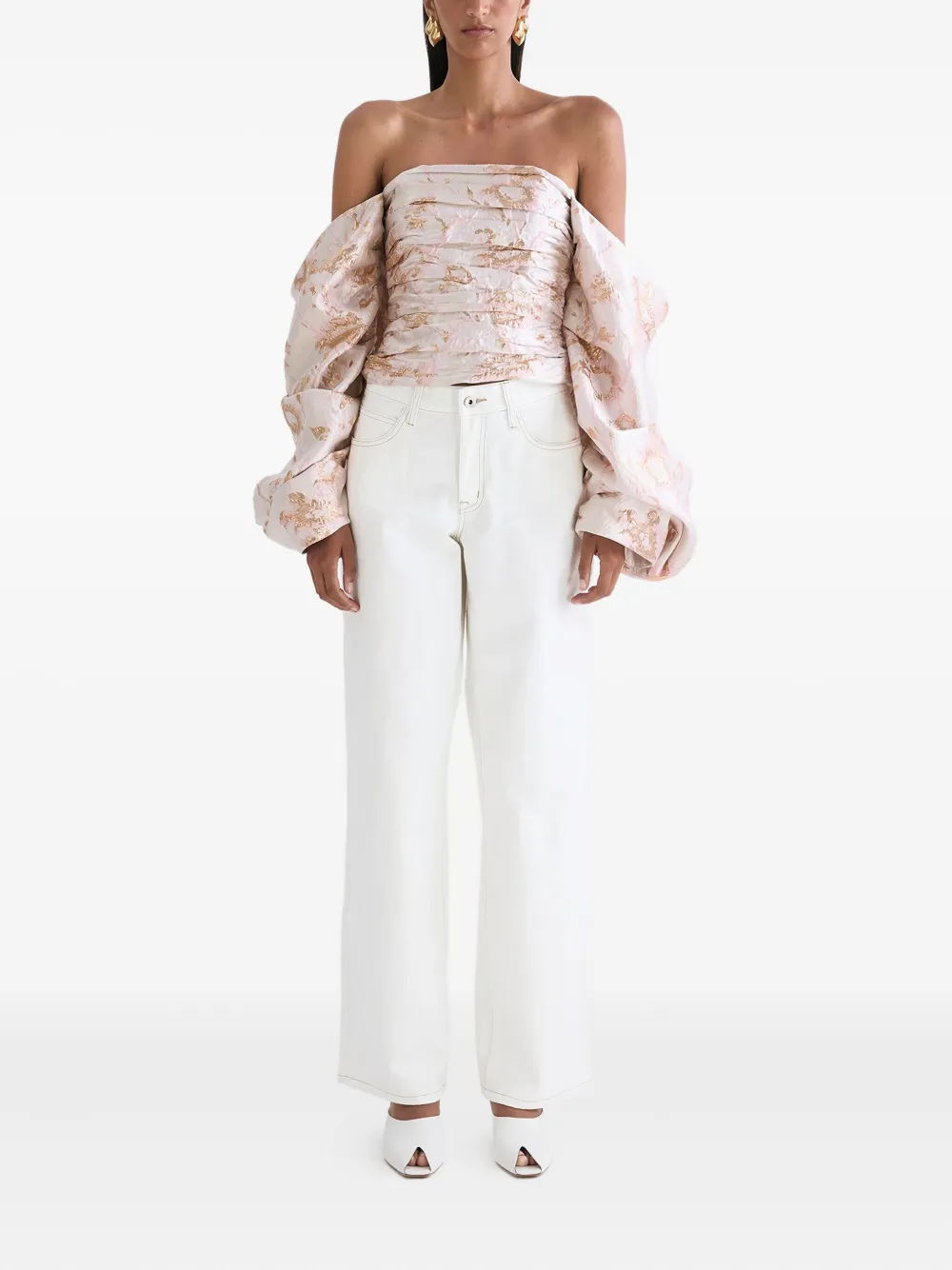 Anna Quan Off-shoulder blouse - Roze