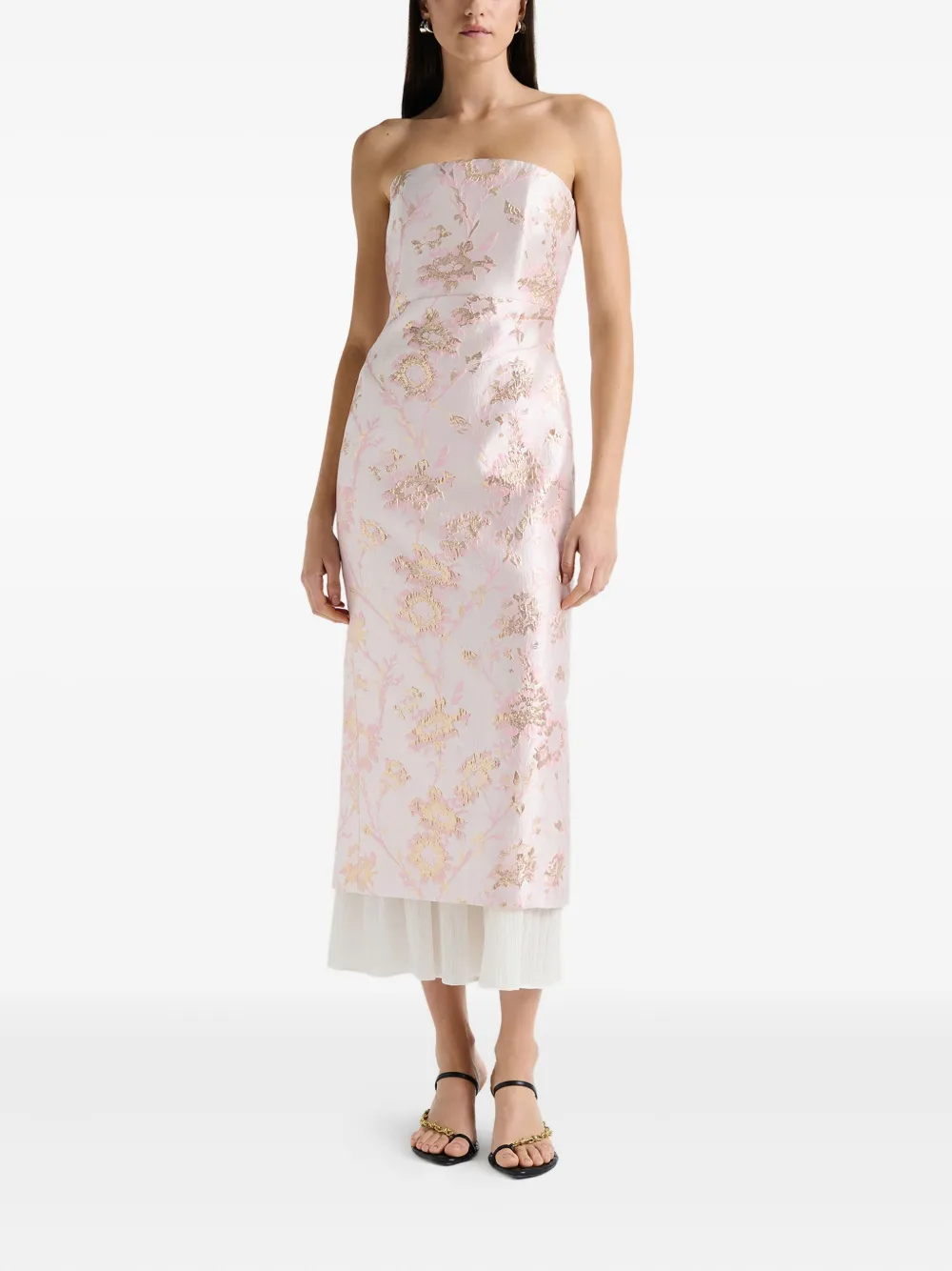 Anna Quan Aelin maxi-jurk - Roze