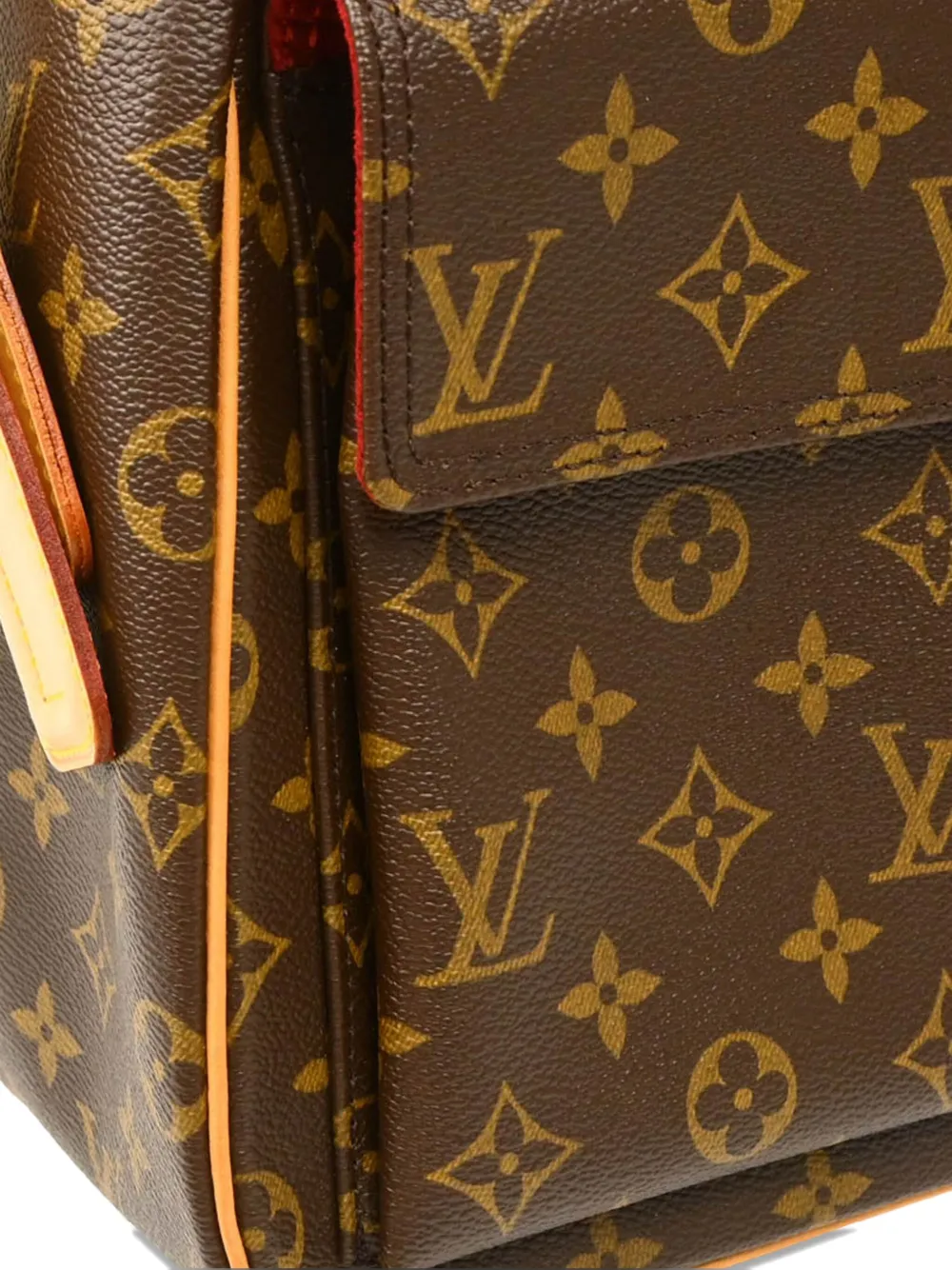 Pre-owned Louis Vuitton 2004 Viva Cite Gm Handbag In Brown