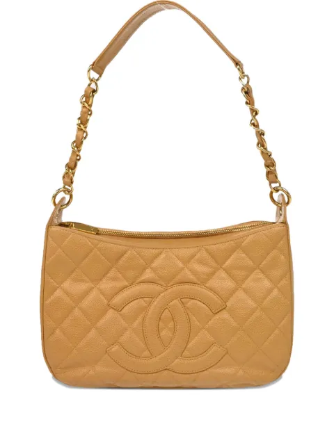 CHANEL Pre-Owned bolsa de mano con logo CC 2005